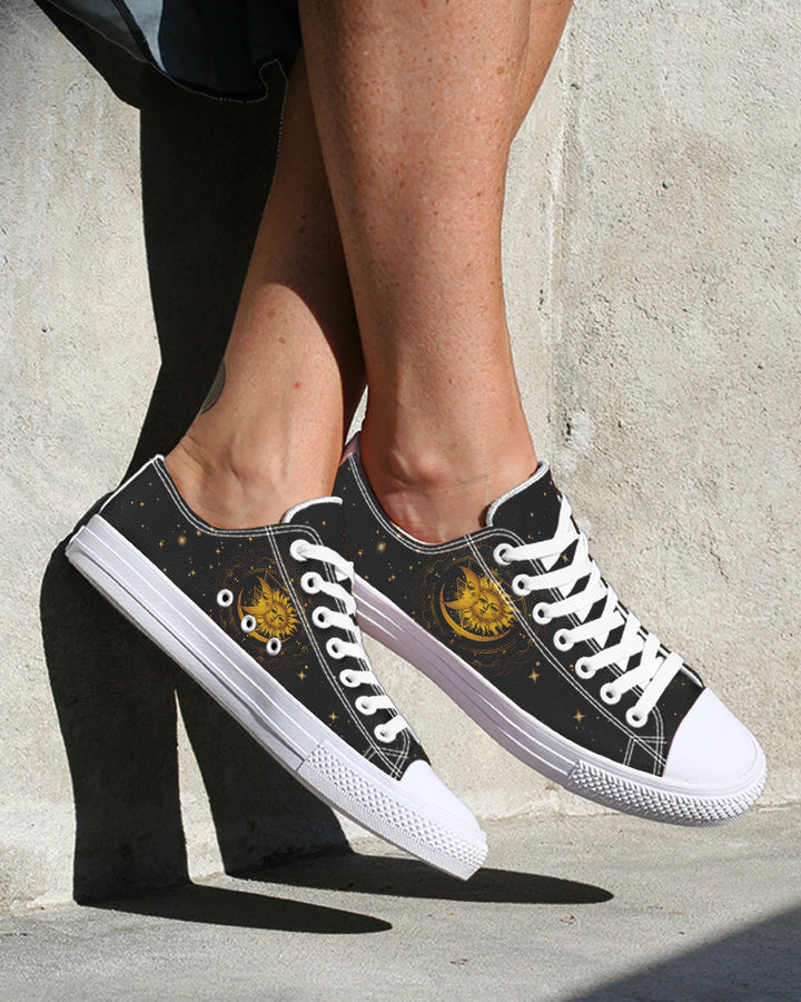 Sun, Moon, and Stars Low Tops