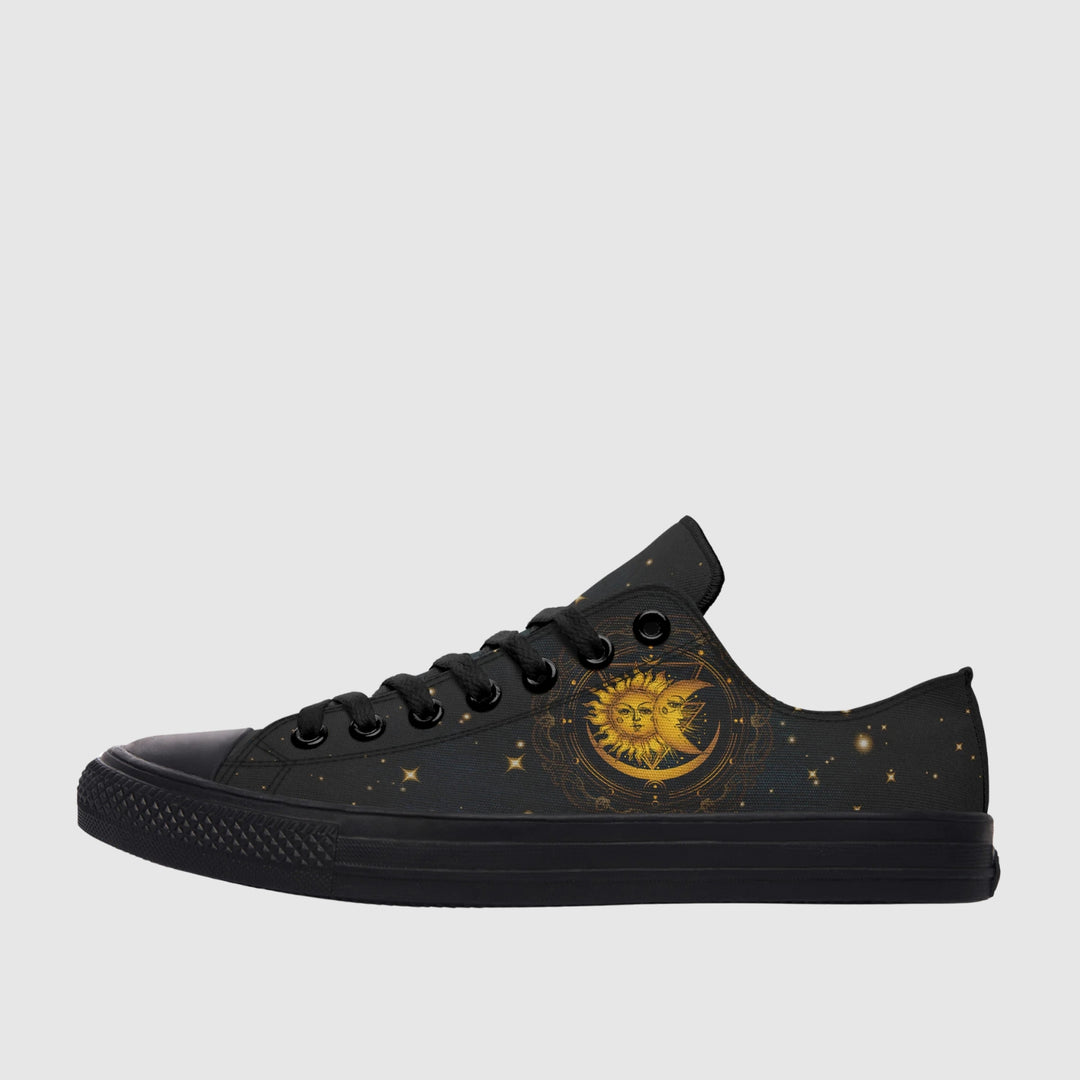 Sun, Moon, and Stars Low Tops