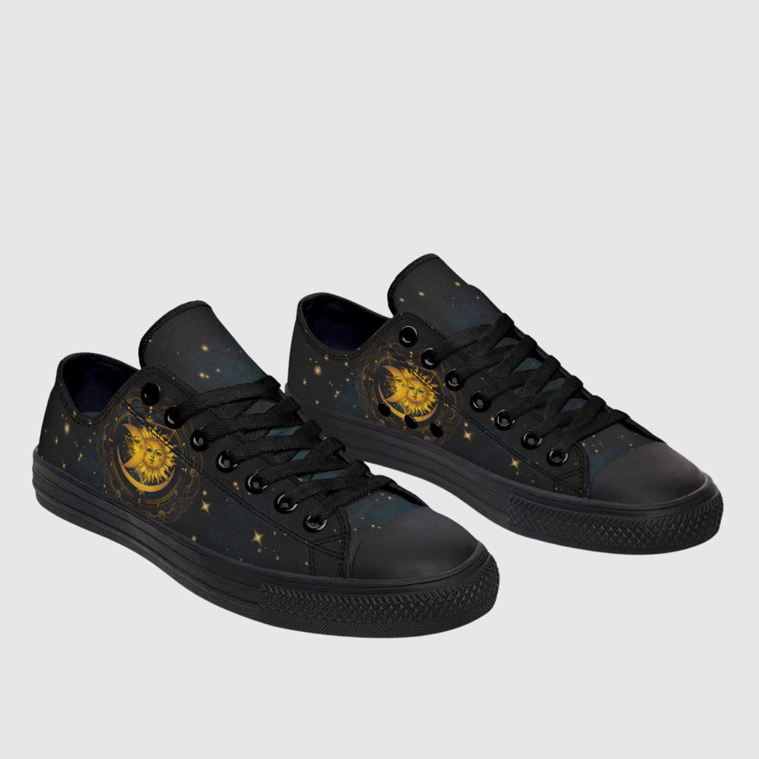 Sun, Moon, and Stars Low Tops