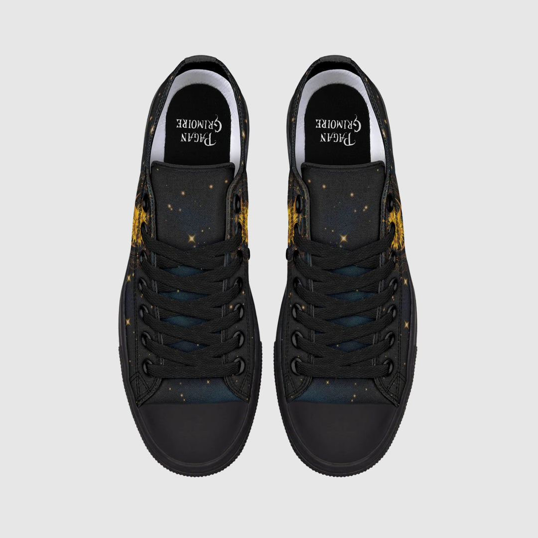 Sun, Moon, and Stars Low Tops