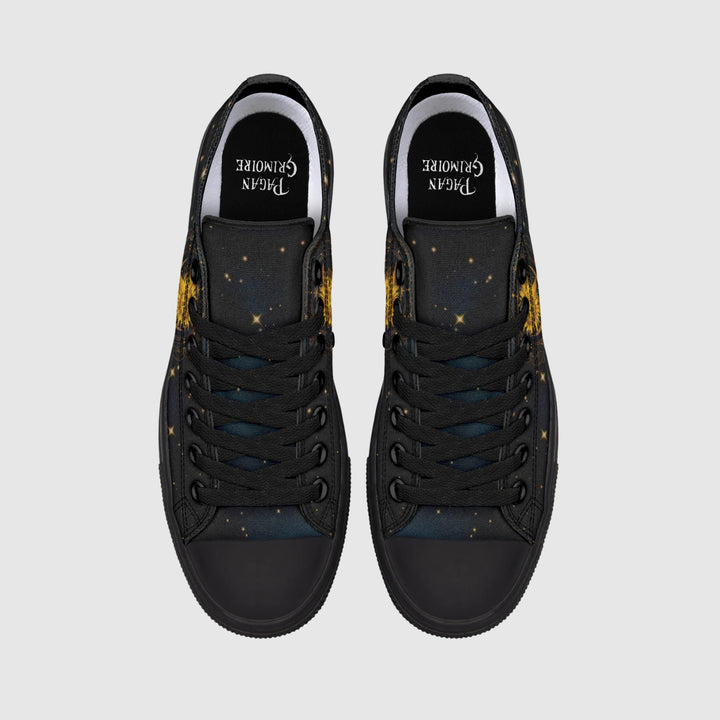 Sun, Moon, and Stars Low Tops