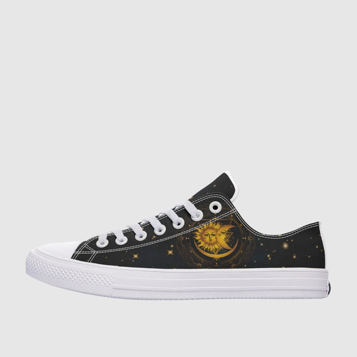 Sun, Moon, and Stars Low Tops