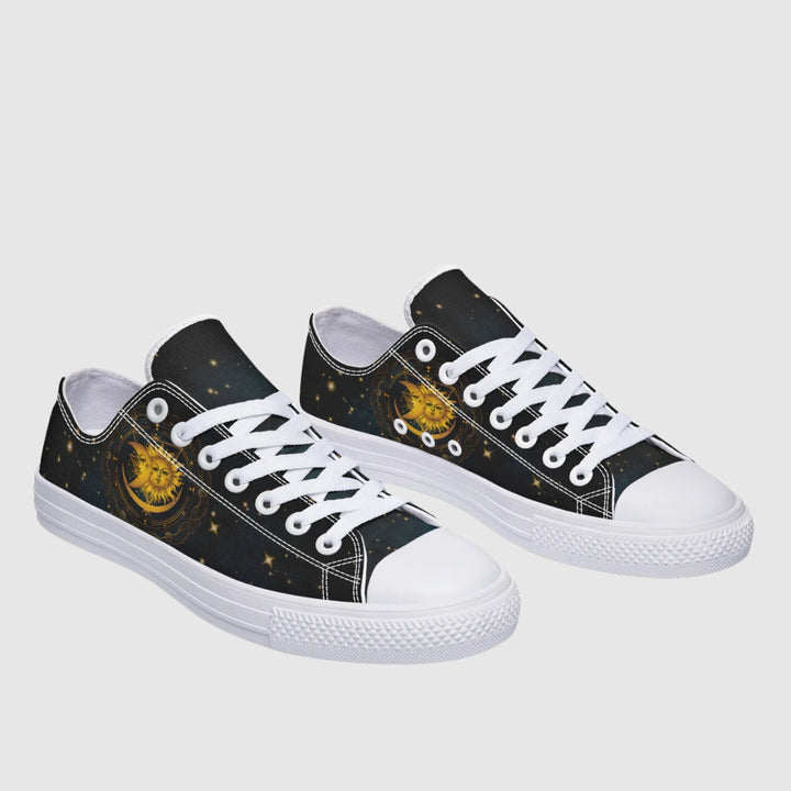 Sun, Moon, and Stars Low Tops