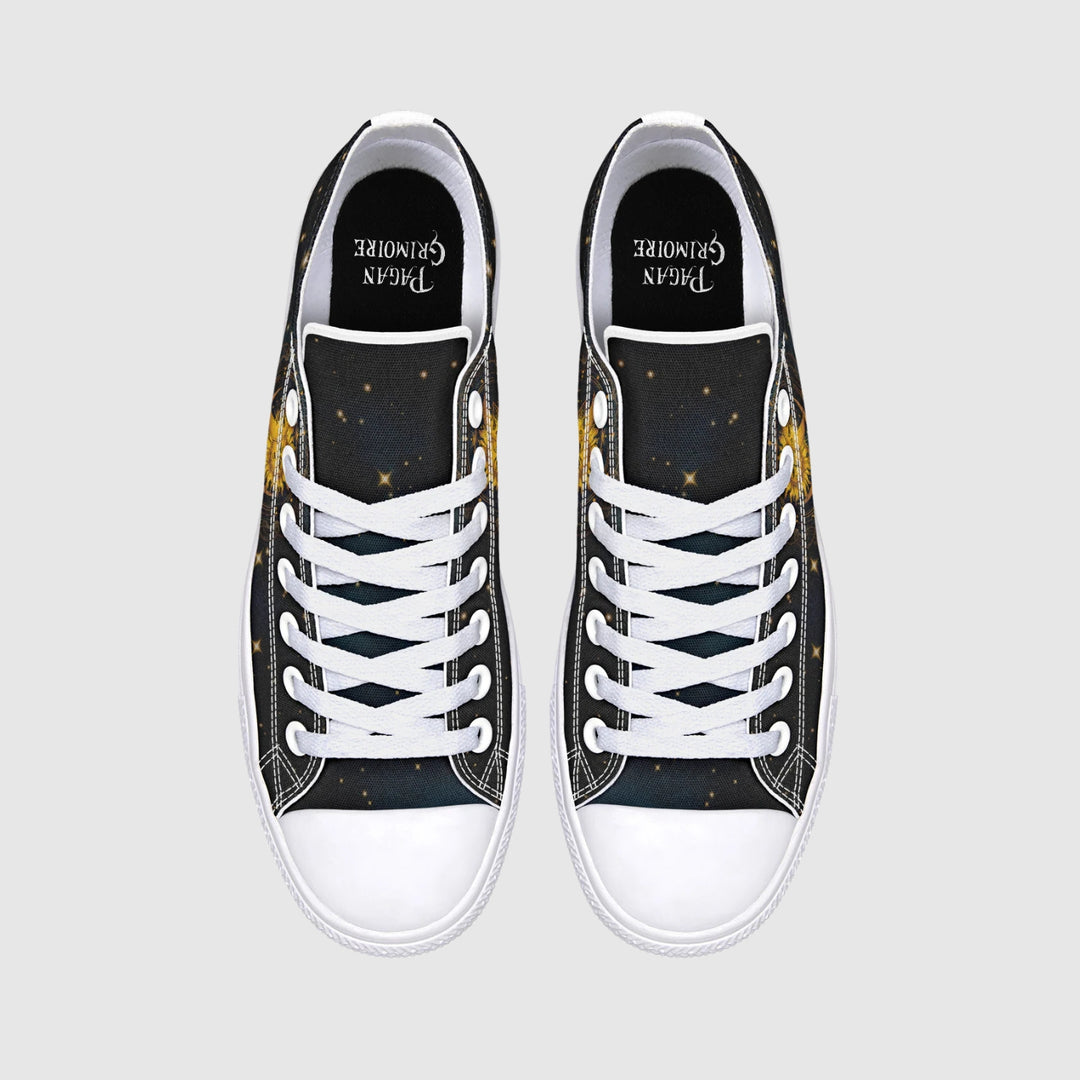 Sun, Moon, and Stars Low Tops