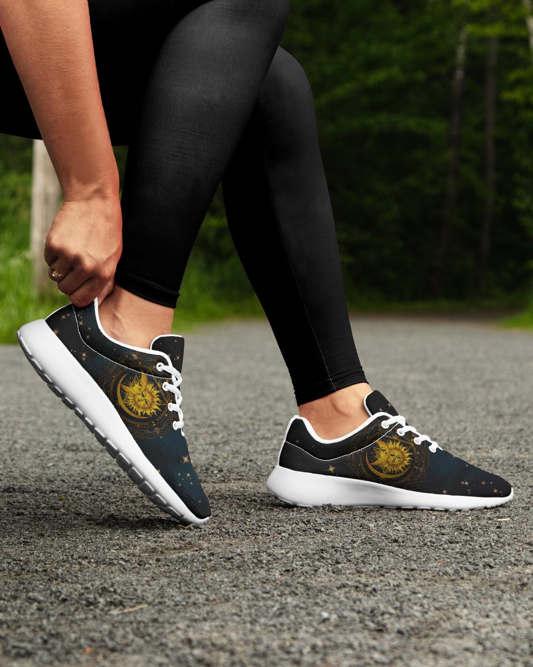 Sun, Moon, and Stars Sneakers - The Pagan Grimoire