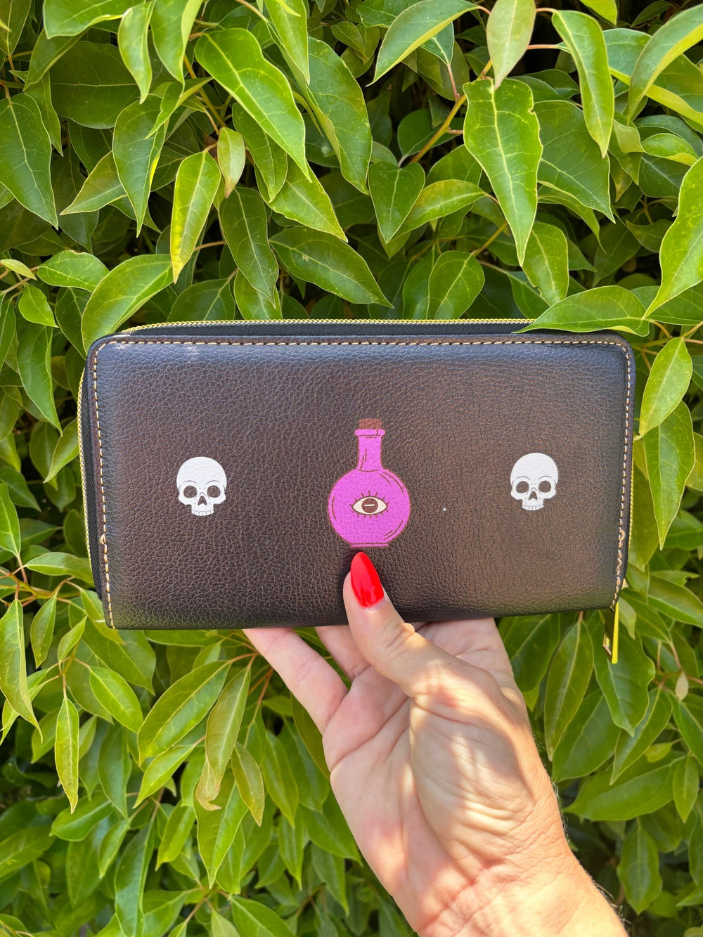 Vegan Ghost Wallet - The Pagan Grimoire