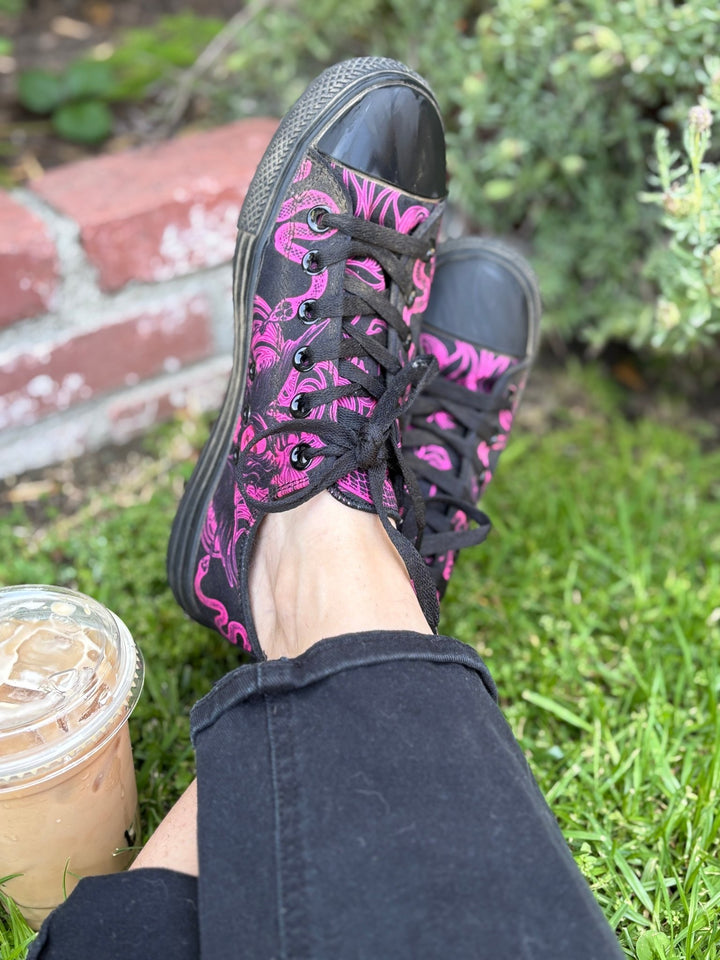 Lilith Low Tops - The Pagan Grimoire