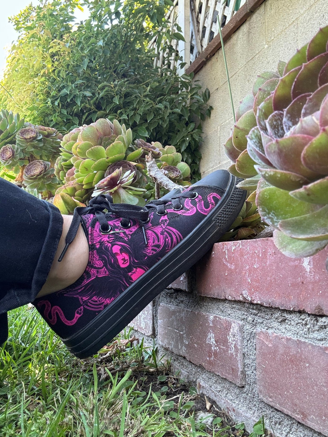 Lilith Low Tops - The Pagan Grimoire