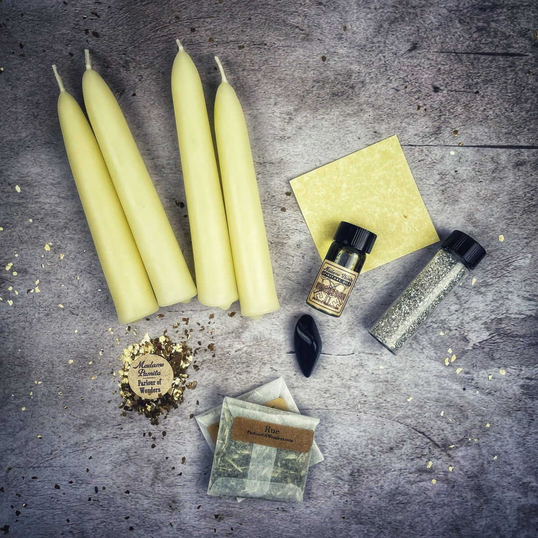 Uncrossing Candle Spell Booster Pack: Clear Negative Energy & Restore Balance - The Pagan Grimoire