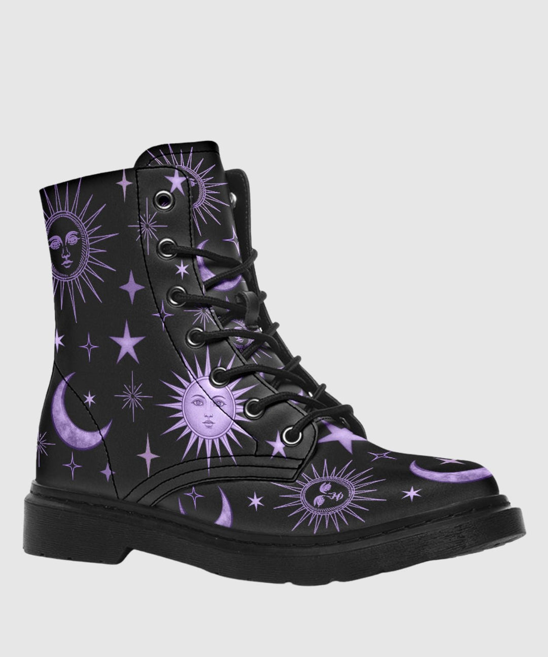 Vintage Celestial Sun and Moon Boots - The Pagan Grimoire
