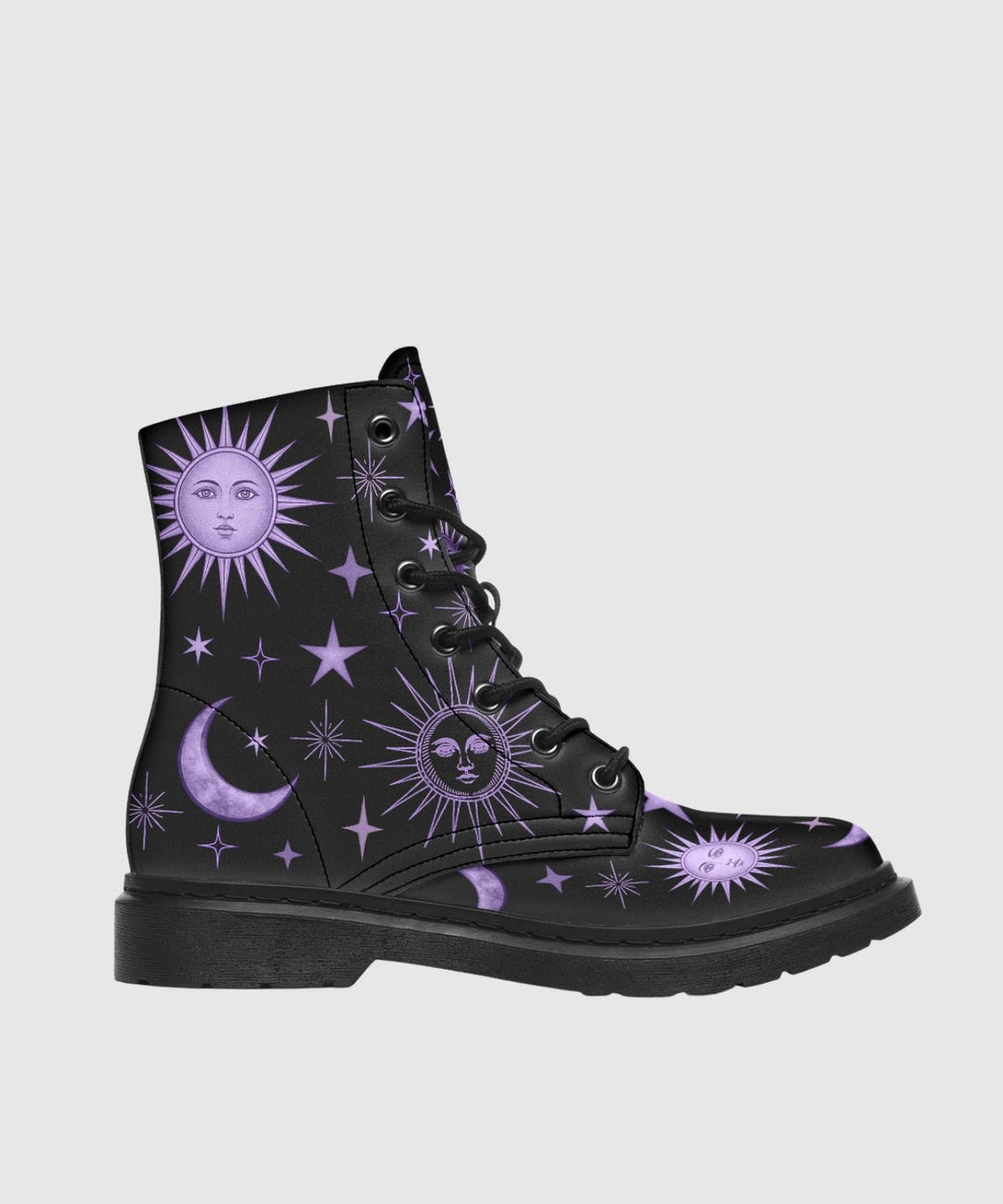 Vintage Celestial Sun and Moon Boots - The Pagan Grimoire