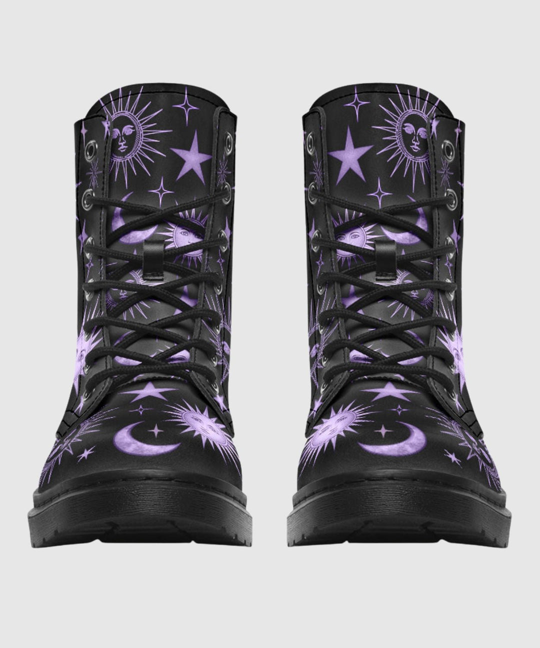 Vintage Celestial Sun and Moon Boots - The Pagan Grimoire
