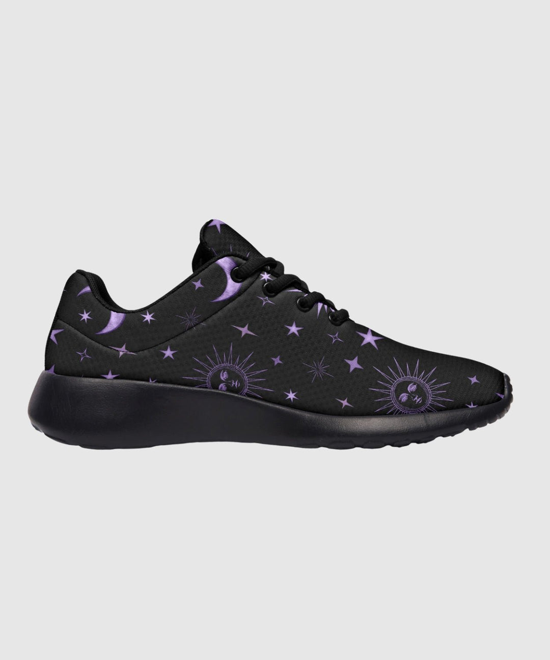 Vintage Celestial Sun and Moon Sneakers - The Pagan Grimoire