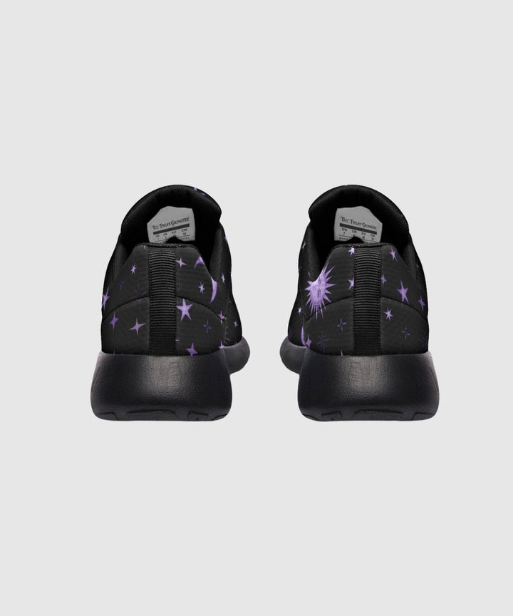 Vintage Celestial Sun and Moon Sneakers - The Pagan Grimoire
