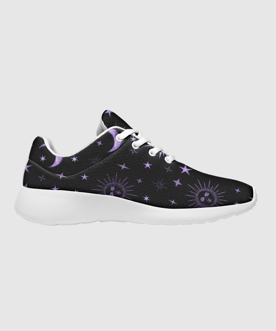 Vintage Celestial Sun and Moon Sneakers - The Pagan Grimoire