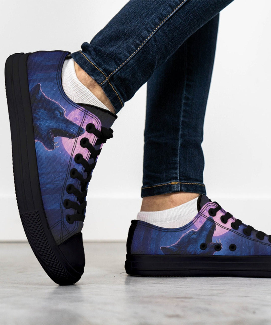 Werewolf Low Tops - The Pagan Grimoire