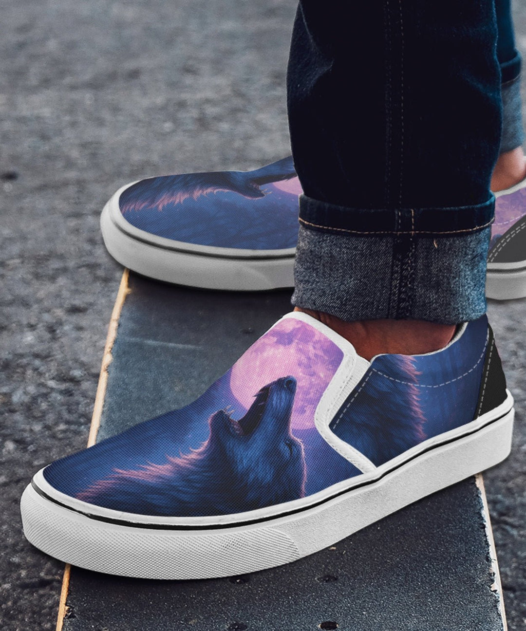 Werewolf Slip - On Shoes - The Pagan Grimoire
