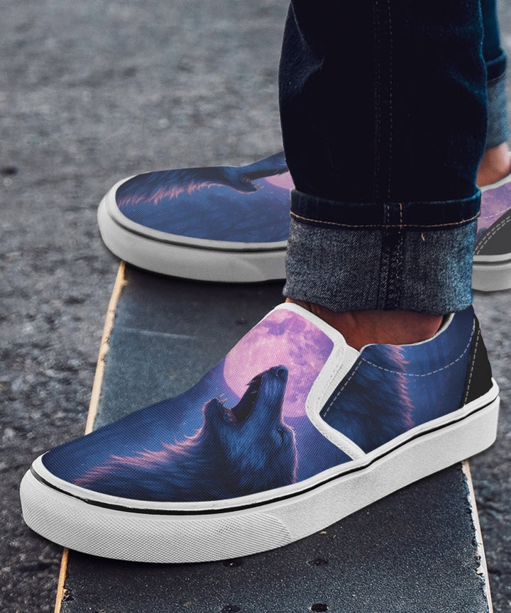 Werewolf Slip - On Shoes - The Pagan Grimoire