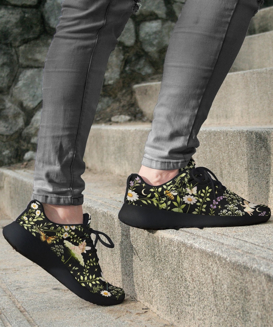 Wildflowers Sneakers - The Pagan Grimoire