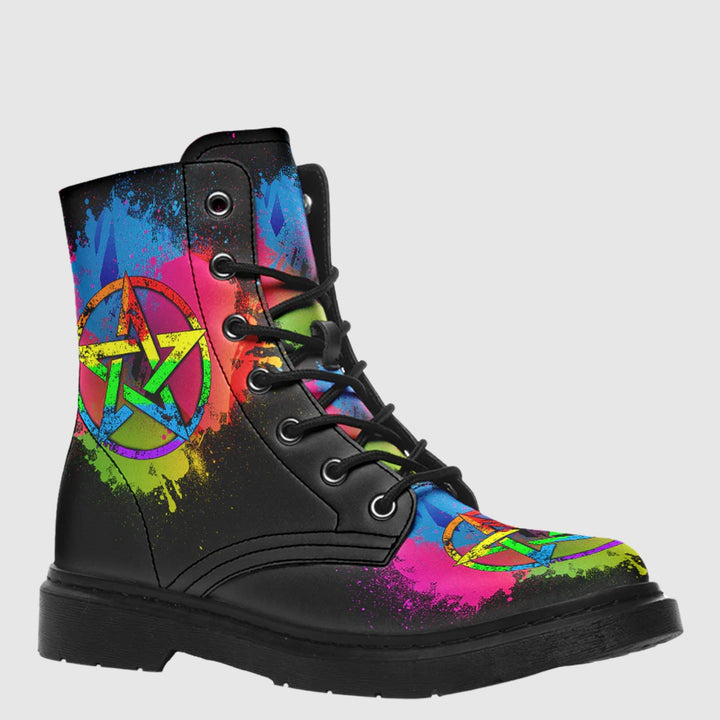 Witch Pride Combat Boots