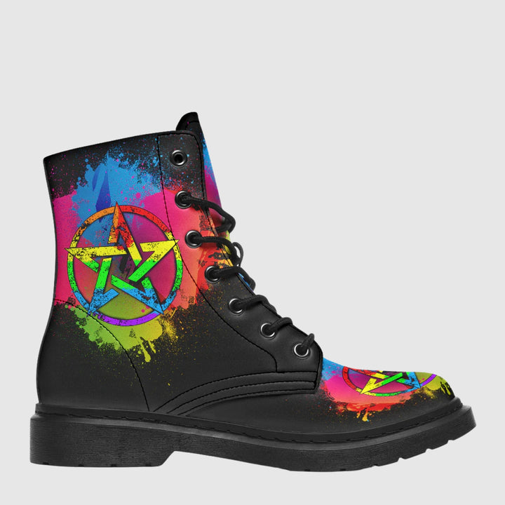 Witch Pride Combat Boots