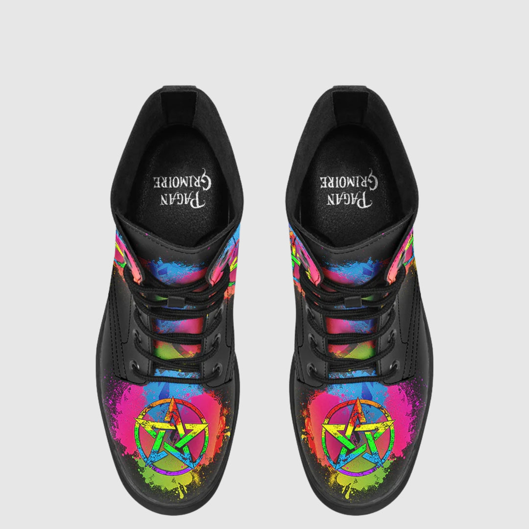 Witch Pride Combat Boots