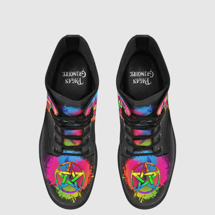 Witch Pride Combat Boots