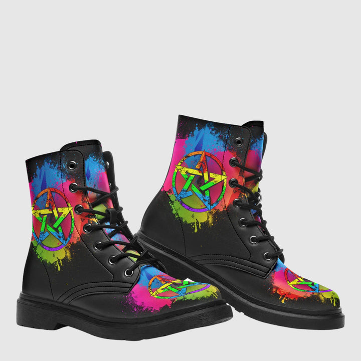 Witch Pride Combat Boots