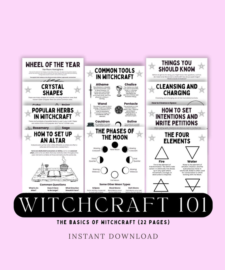 Witchcraft for Beginners Guide - The Pagan Grimoire