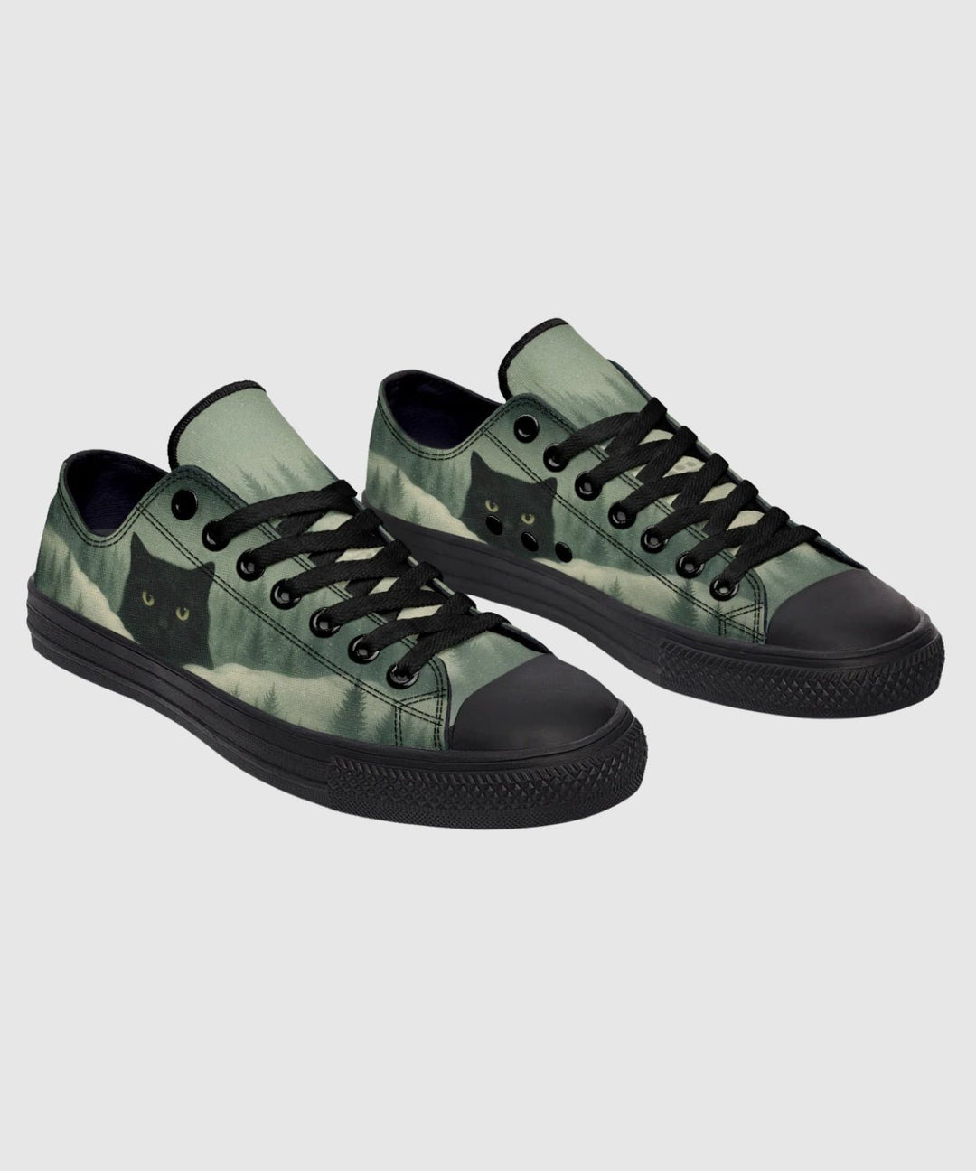 Yule Cat Lowtops - The Pagan Grimoire