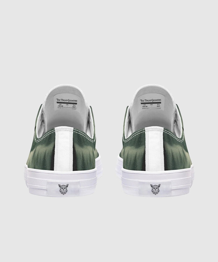 Yule Cat Lowtops - The Pagan Grimoire