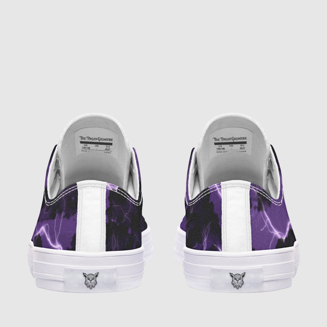 Zeus Thunderstorm Low Tops - The Pagan Grimoire