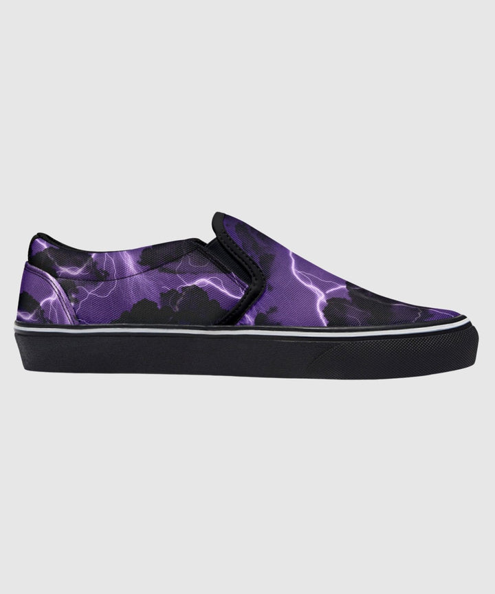Zeus Thunderstorm Slip On Shoes - The Pagan Grimoire