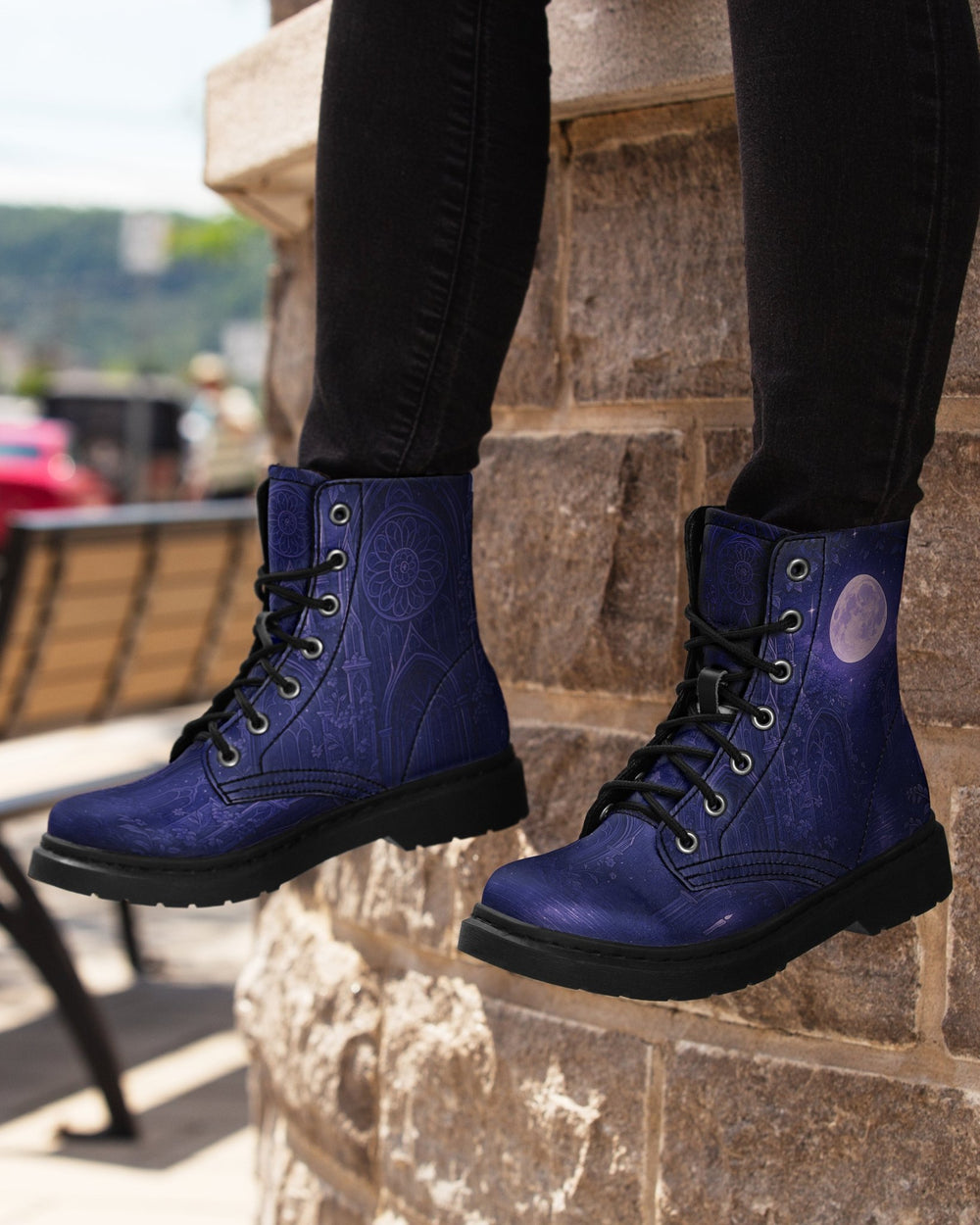 Full Moon Cathedral Boots - The Pagan Grimoire