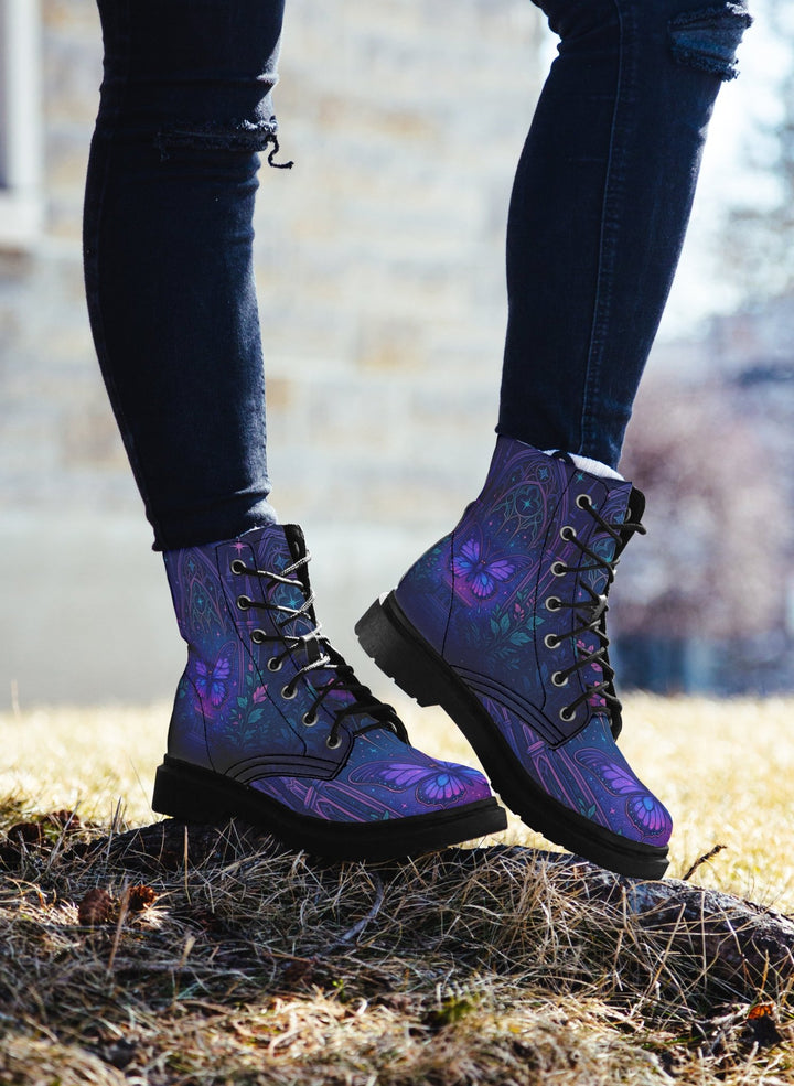 Butterfly Cathedral Boots - The Pagan Grimoire