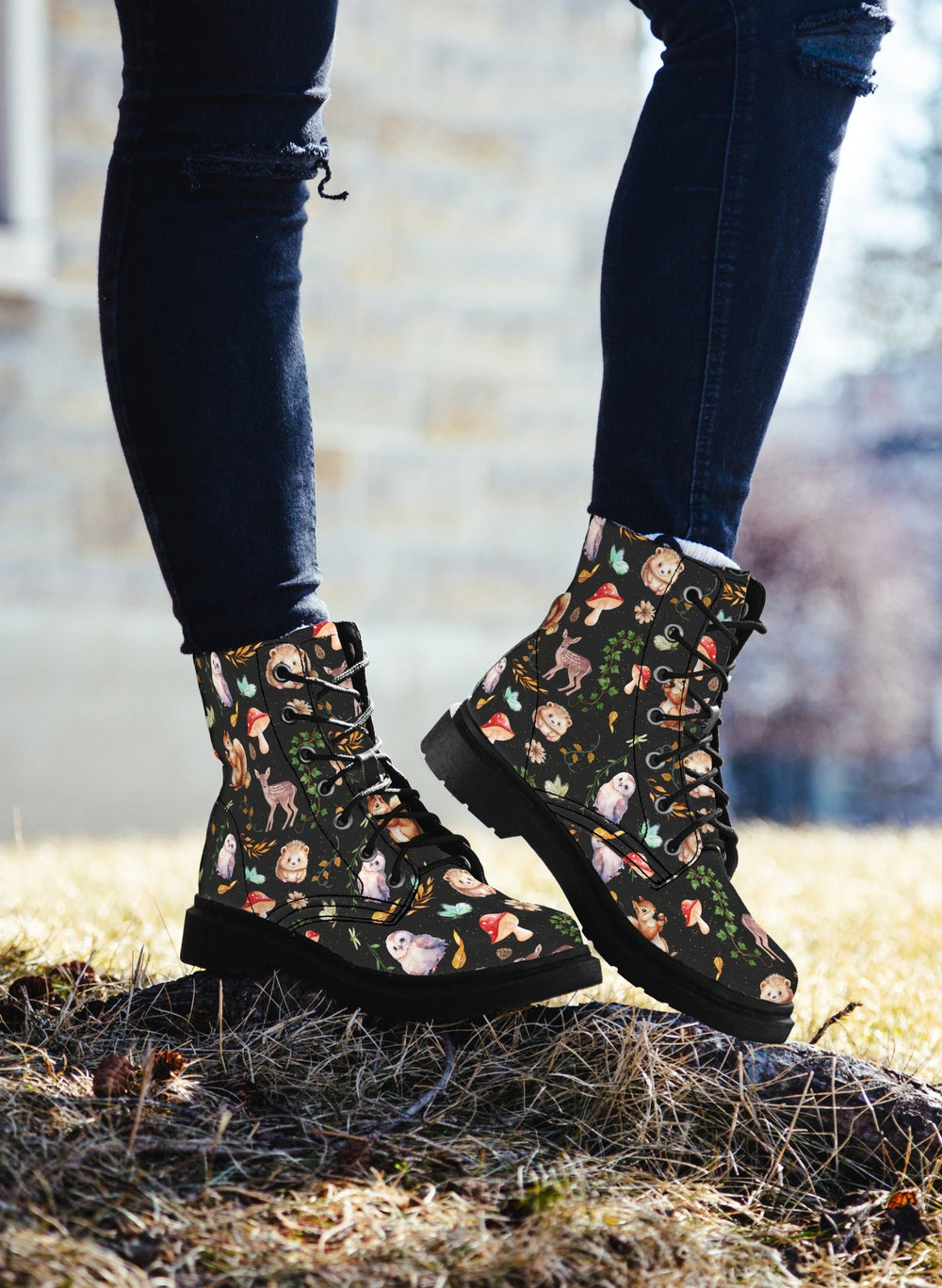 Fall Forest Friends Boots - The Pagan Grimoire