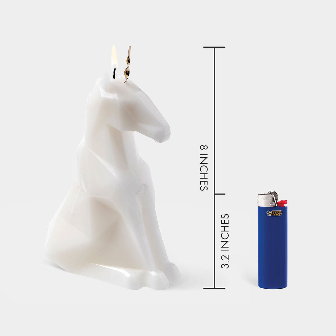 PyroPet Einar Unicorn Candle - The Pagan Grimoire