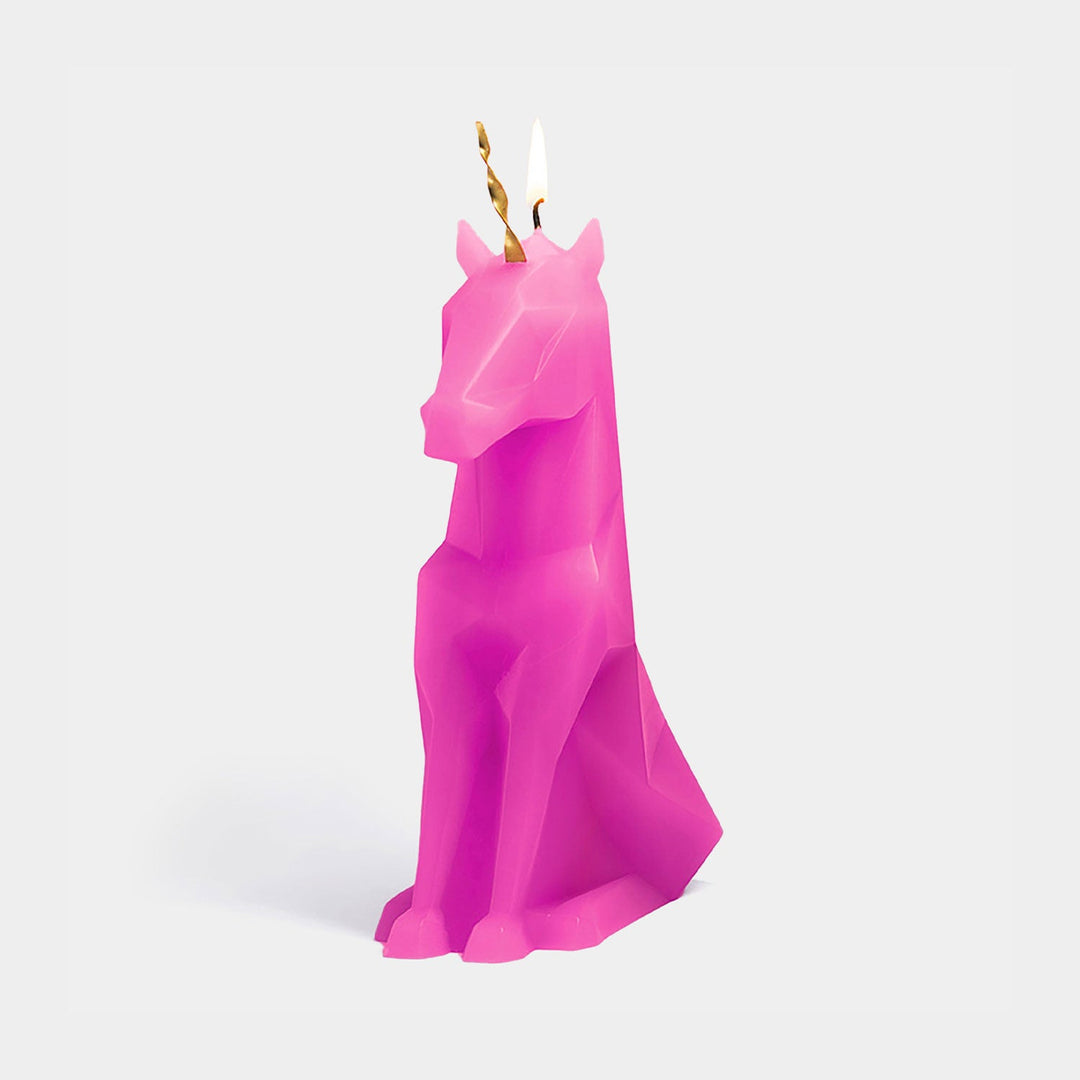 PyroPet Einar Unicorn Candle - Hot Pink - The Pagan Grimoire