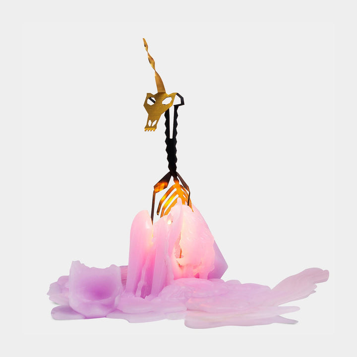 PyroPet Einar Unicorn Candle - Lilac - The Pagan Grimoire