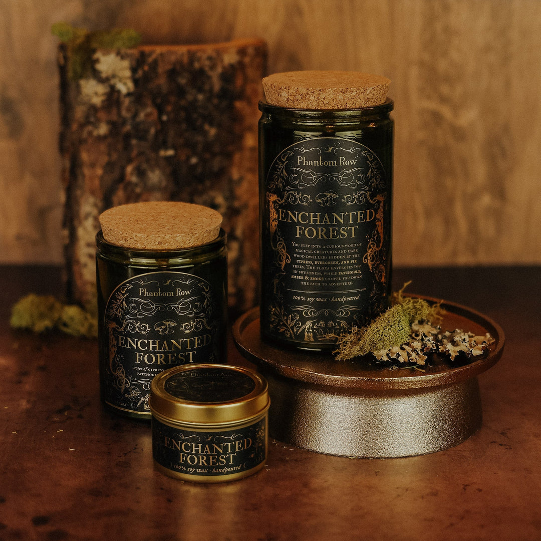 Enchanted Forest Candle - The Pagan Grimoire