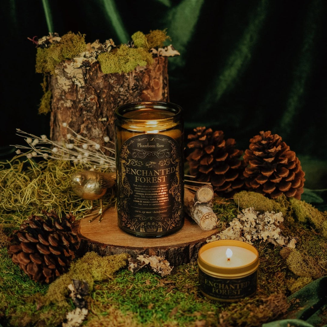 Enchanted Forest Candle - The Pagan Grimoire