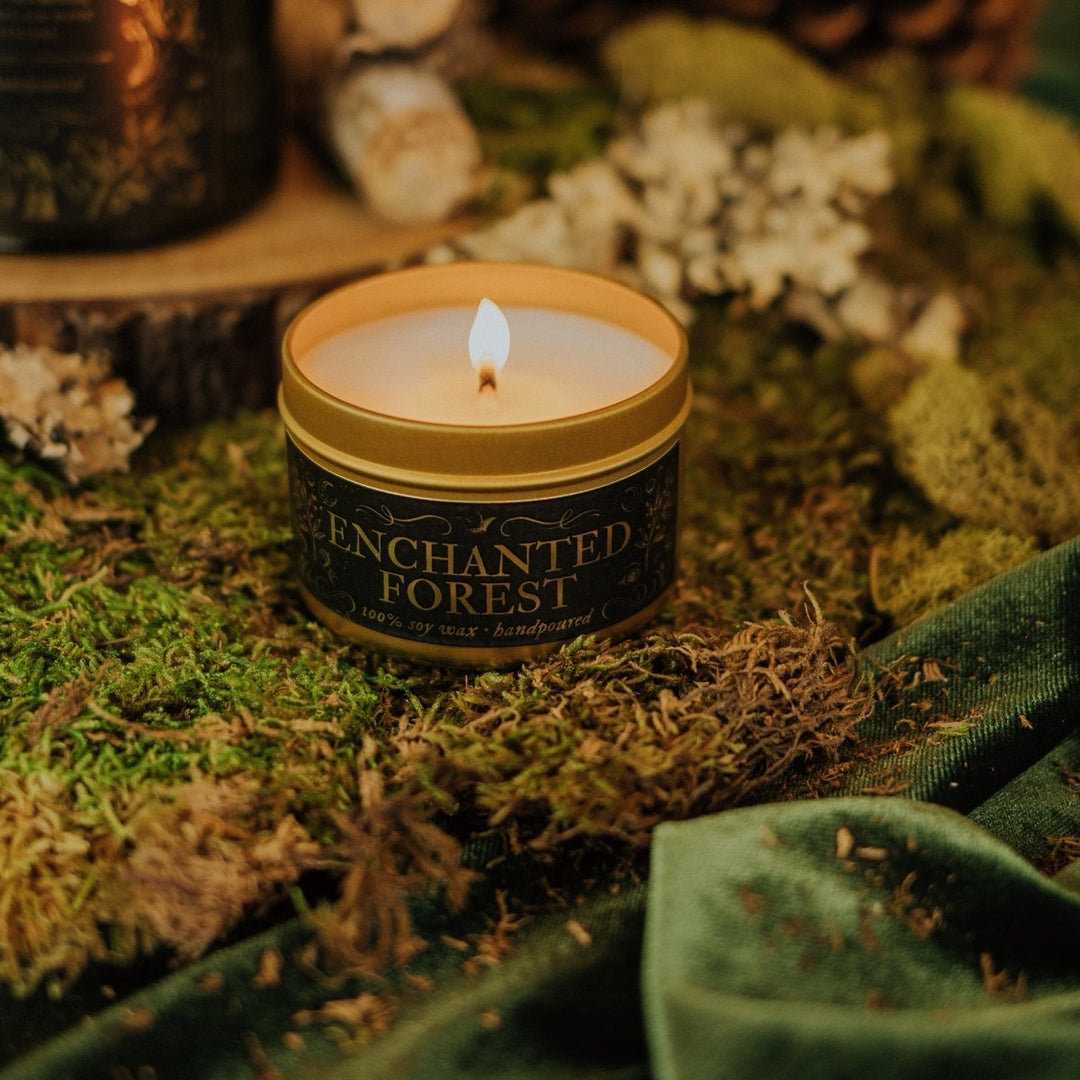 Enchanted Forest Candle - The Pagan Grimoire