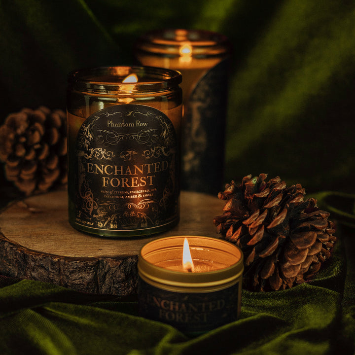 Enchanted Forest Candle - The Pagan Grimoire
