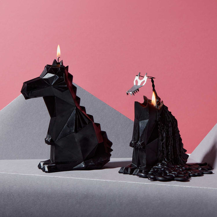 PyroPet Dreki Dragon Candle - Black - The Pagan Grimoire