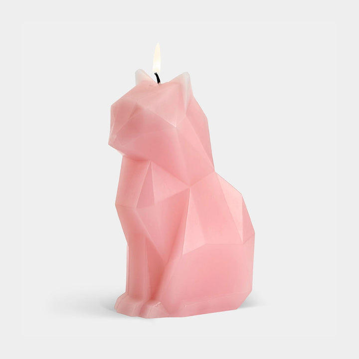 PyroPet Kisa Cat Candle - Light Pink - The Pagan Grimoire