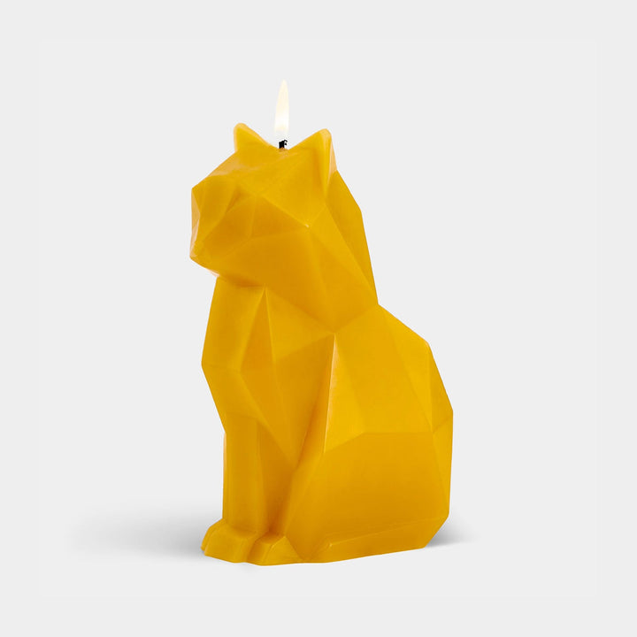PyroPet Kisa Cat Candle - Yellow - The Pagan Grimoire