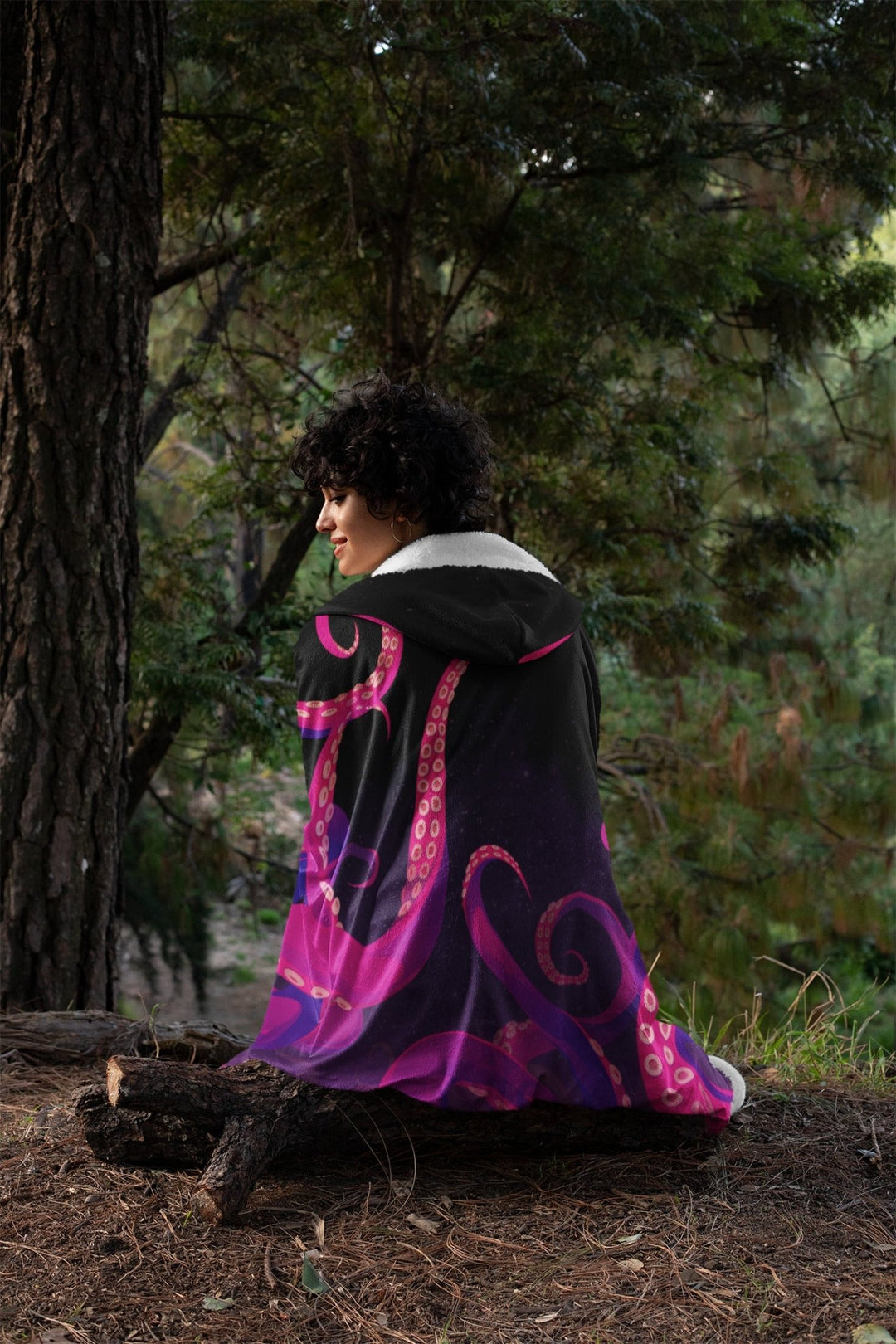 Kraken's Revenge Hooded Blanket - The Pagan Grimoire