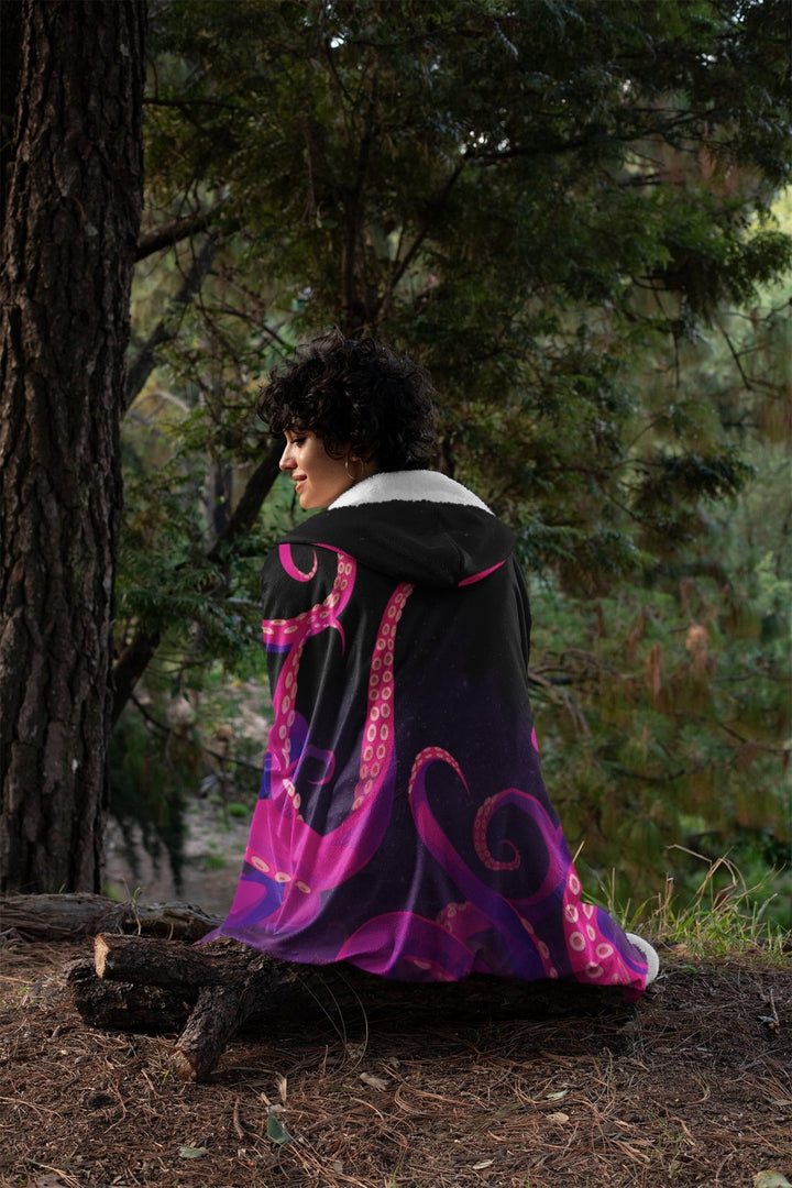 Kraken's Revenge Hooded Blanket - The Pagan Grimoire