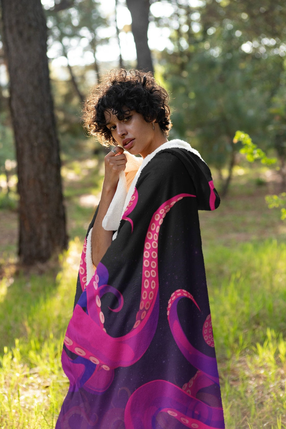 Kraken's Revenge Hooded Blanket - The Pagan Grimoire