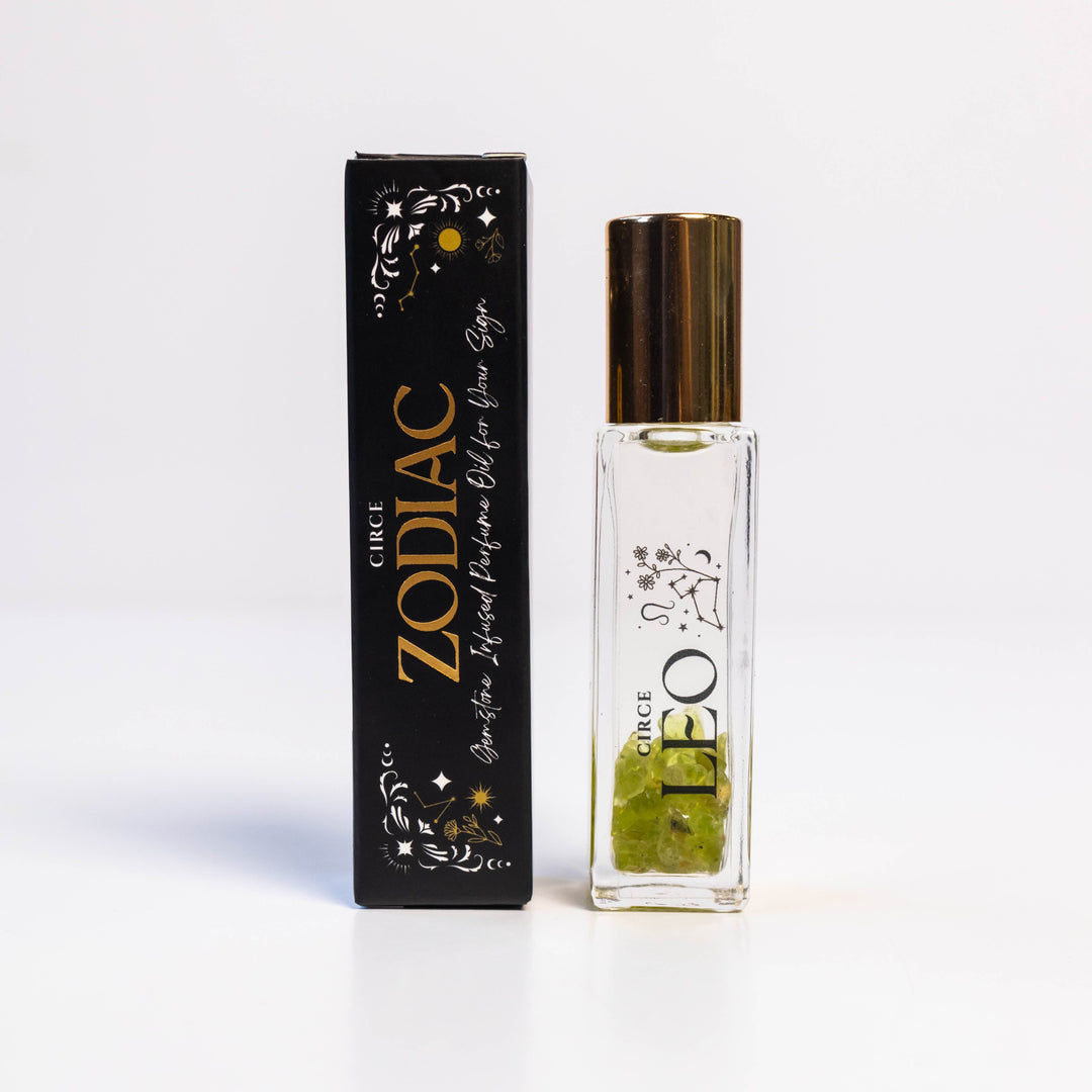 Circe Zodiac perfume bottle and packaging on a white background